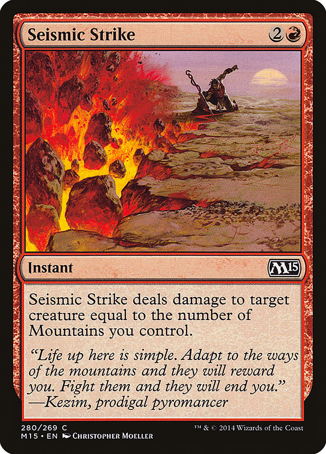 Seismic Strike [Magic 2015] | Dragon's Lair Comics and Fantasy Houston TX