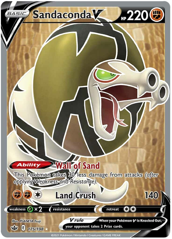 Sandaconda V (175/198) [Sword & Shield: Chilling Reign] | Dragon's Lair Comics and Fantasy Houston TX