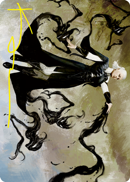 Shadewing Laureate Art Card (Gold-Stamped Signature) [Strixhaven: School of Mages Art Series] | Dragon's Lair Comics and Fantasy Houston TX