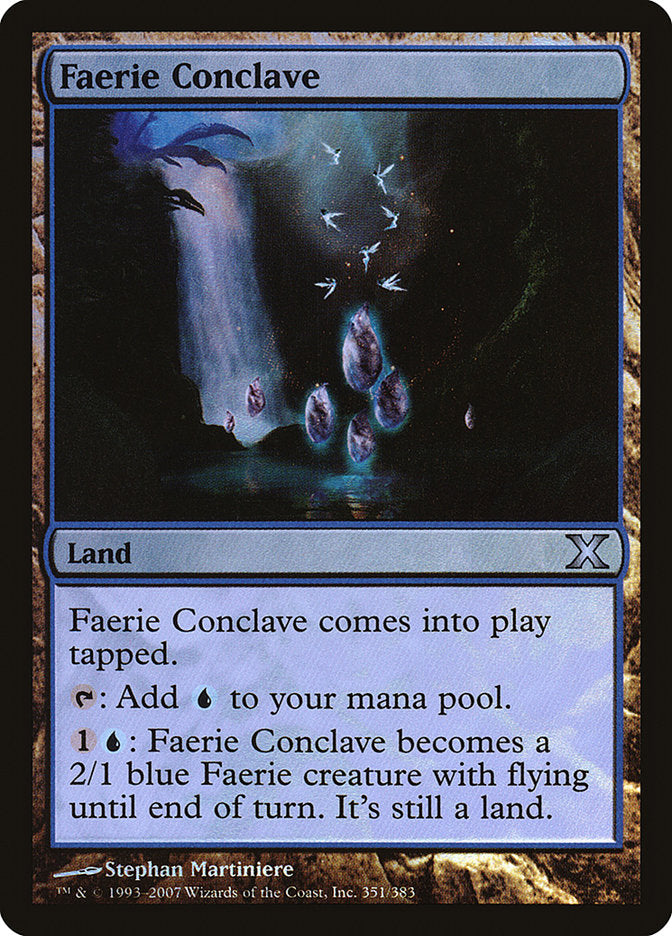 Faerie Conclave (Premium Foil) [Tenth Edition] | Dragon's Lair Comics and Fantasy Houston TX