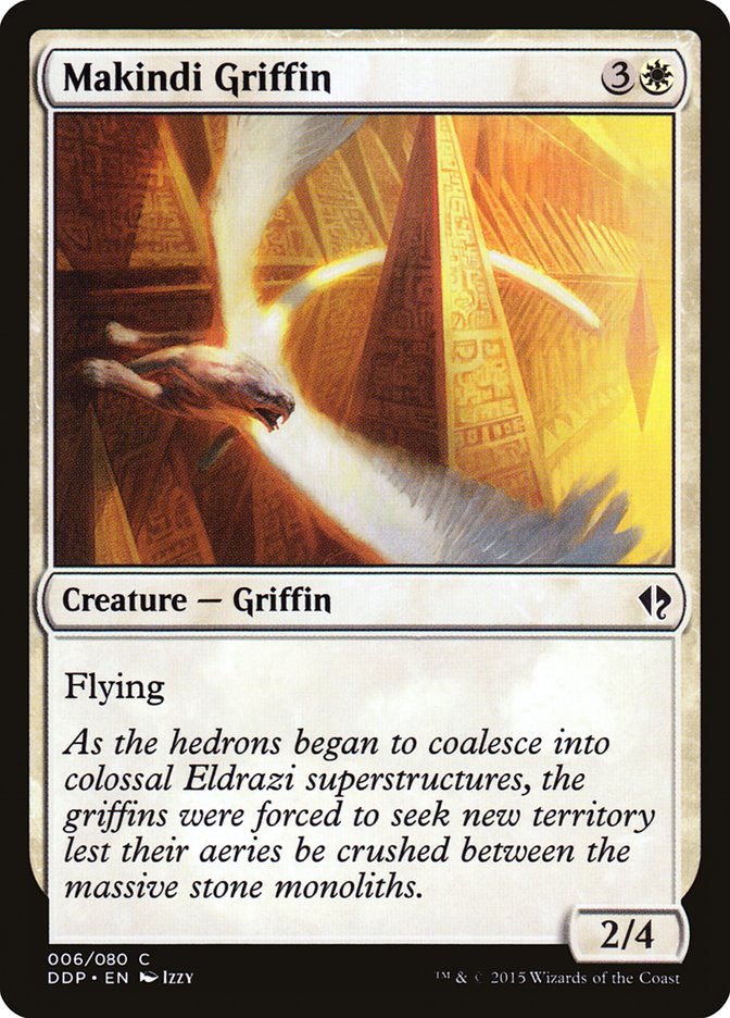 Makindi Griffin [Duel Decks: Zendikar vs. Eldrazi] | Dragon's Lair Comics and Fantasy Houston TX