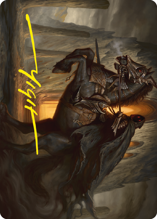 Nazgul Art Card (Gold-Stamped Signature) [The Lord of the Rings: Tales of Middle-earth Art Series] | Dragon's Lair Comics and Fantasy Houston TX