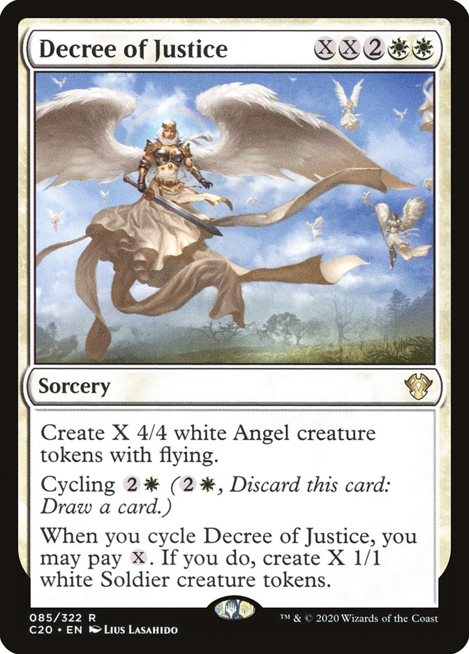 Decree of Justice [Commander 2020] | Dragon's Lair Comics and Fantasy Houston TX