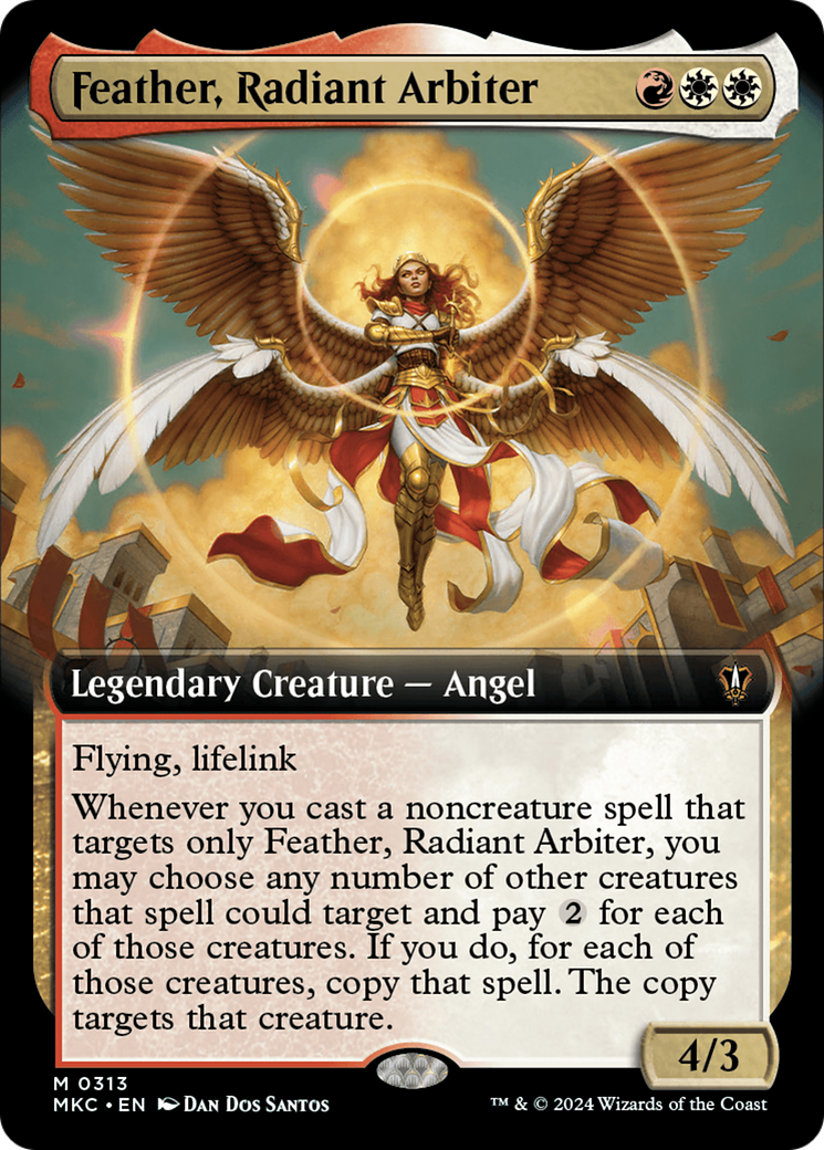 Feather, Radiant Arbiter (Extended Art) [Murders at Karlov Manor Commander] | Dragon's Lair Comics and Fantasy Houston TX