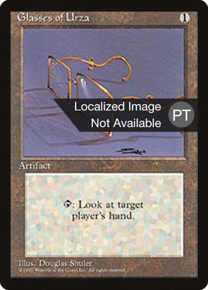 Glasses of Urza [Fourth Edition (Foreign Black Border)] | Dragon's Lair Comics and Fantasy Houston TX