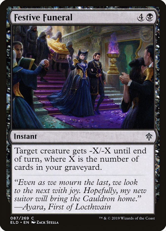 Festive Funeral [Throne of Eldraine] | Dragon's Lair Comics and Fantasy Houston TX