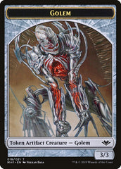 Soldier (004) // Golem (018) Double-Sided Token [Modern Horizons Tokens] | Dragon's Lair Comics and Fantasy Houston TX