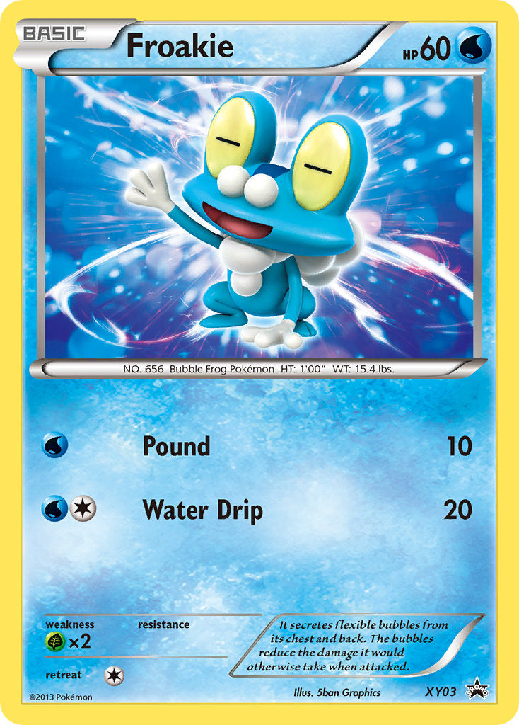 Froakie (XY03) [XY: Black Star Promos] | Dragon's Lair Comics and Fantasy Houston TX