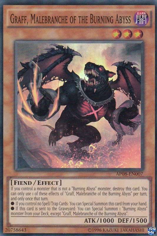 Graff, Malebranche of the Burning Abyss [AP08-EN007] Super Rare | Dragon's Lair Comics and Fantasy Houston TX