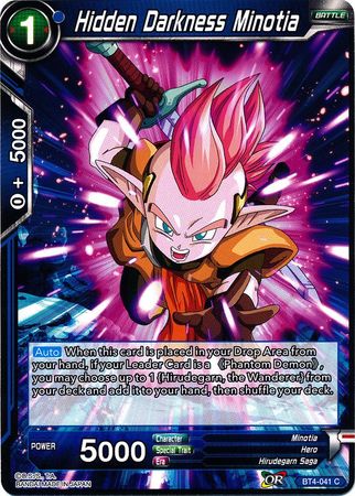 Hidden Darkness Minotia (BT4-041) [Colossal Warfare] | Dragon's Lair Comics and Fantasy Houston TX