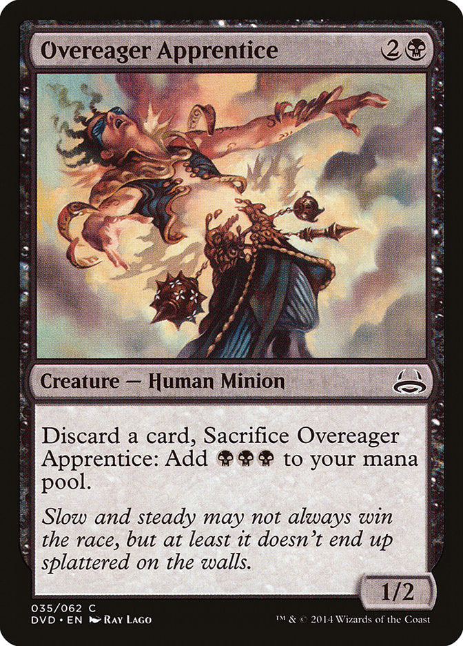 Overeager Apprentice (Divine vs. Demonic) [Duel Decks Anthology] | Dragon's Lair Comics and Fantasy Houston TX
