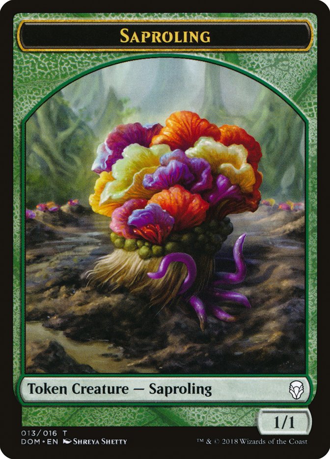 Saproling Token (013/016) [Dominaria Tokens] | Dragon's Lair Comics and Fantasy Houston TX