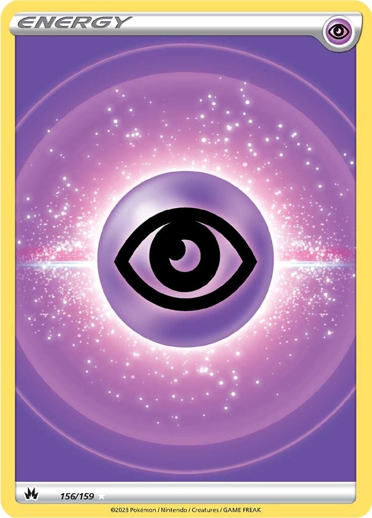 Psychic Energy (156/159) (Texture Full Art) [Sword & Shield: Crown Zenith] | Dragon's Lair Comics and Fantasy Houston TX