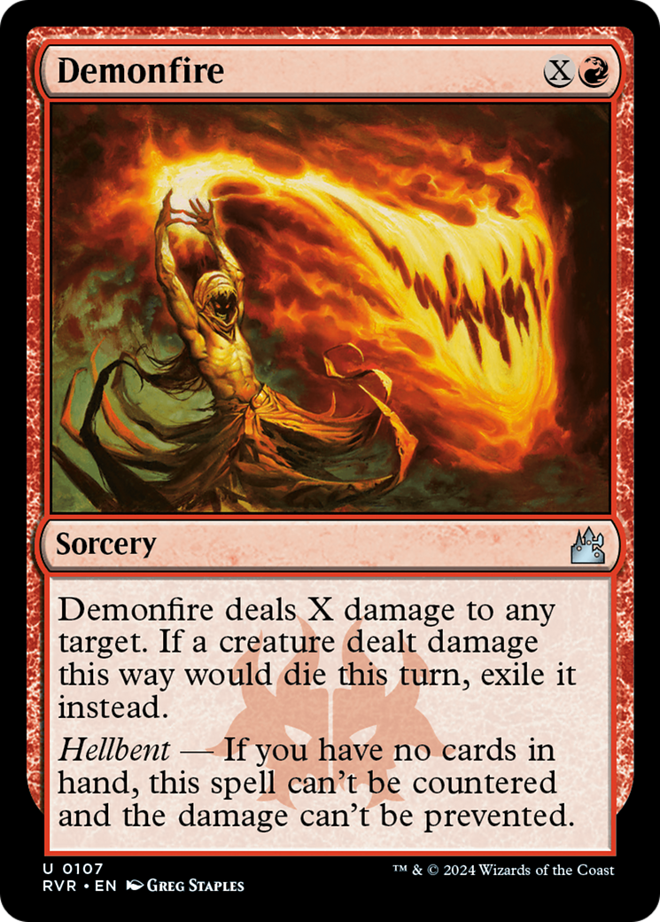 Demonfire [Ravnica Remastered] | Dragon's Lair Comics and Fantasy Houston TX