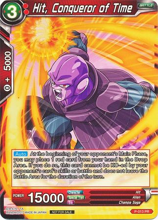 Hit, Conqueror of Time (Foil) (P-013) [Promotion Cards] | Dragon's Lair Comics and Fantasy Houston TX