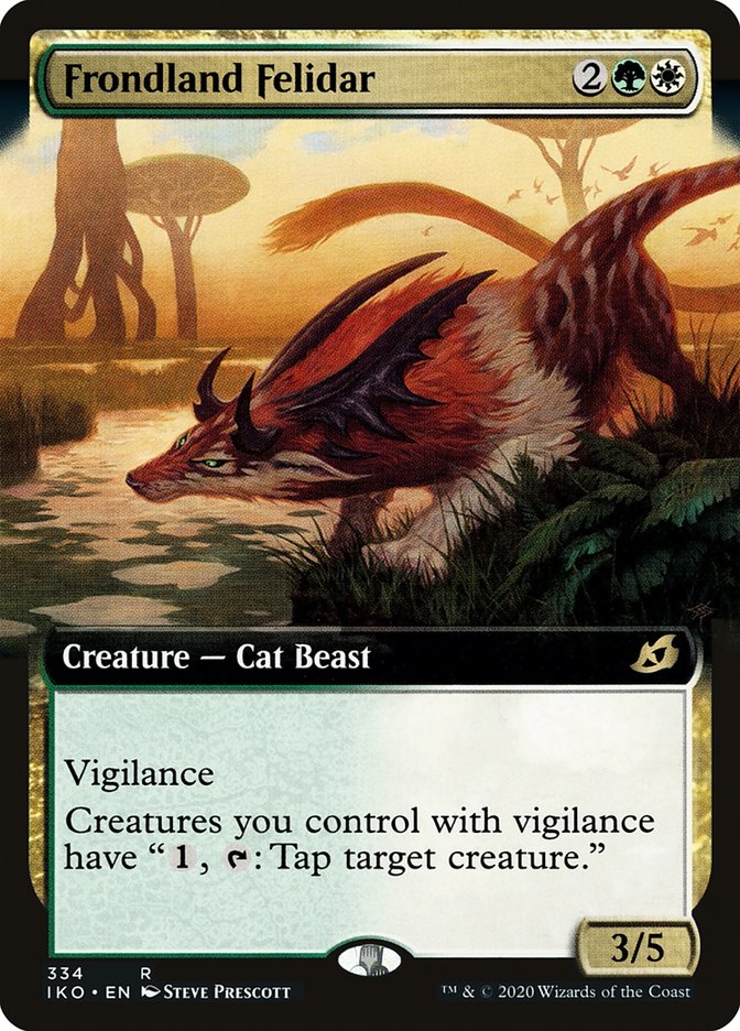 Frondland Felidar (Extended Art) [Ikoria: Lair of Behemoths] | Dragon's Lair Comics and Fantasy Houston TX