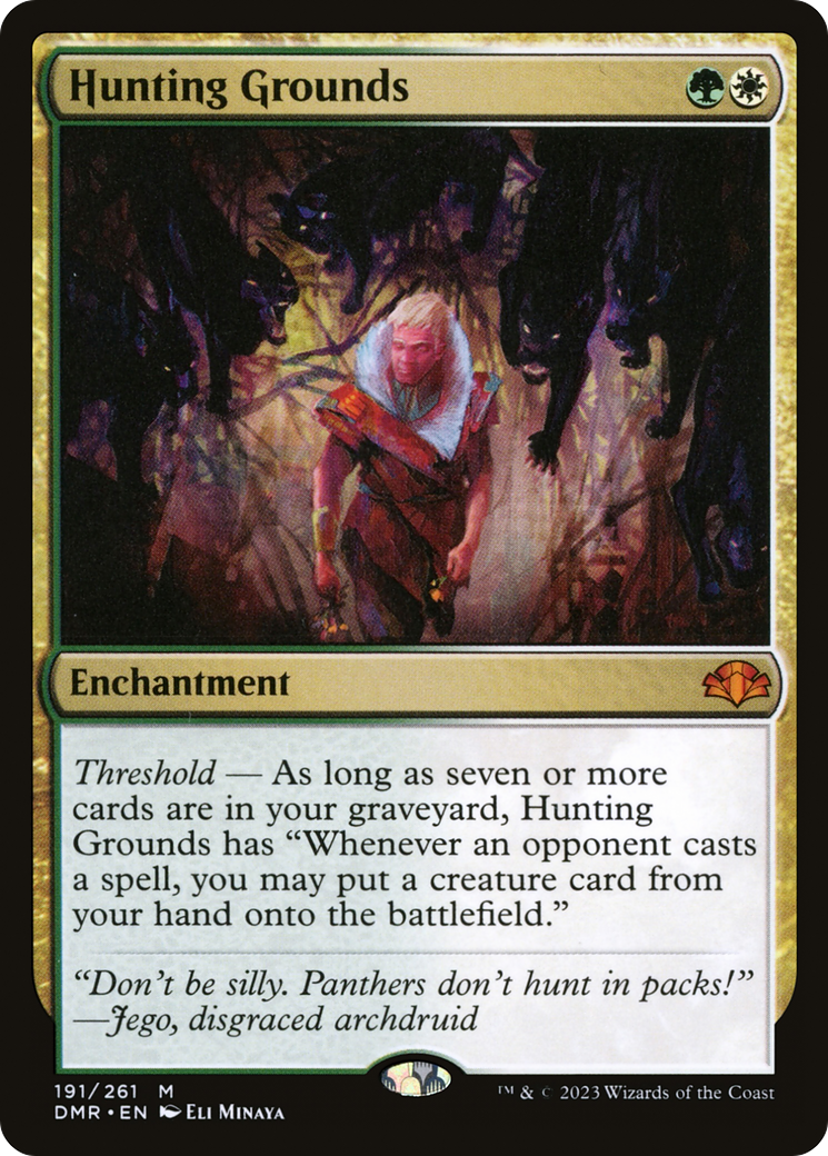 Hunting Grounds [Dominaria Remastered] | Dragon's Lair Comics and Fantasy Houston TX