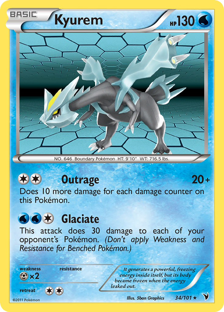 Kyurem (34/101) [Black & White: Noble Victories] | Dragon's Lair Comics and Fantasy Houston TX