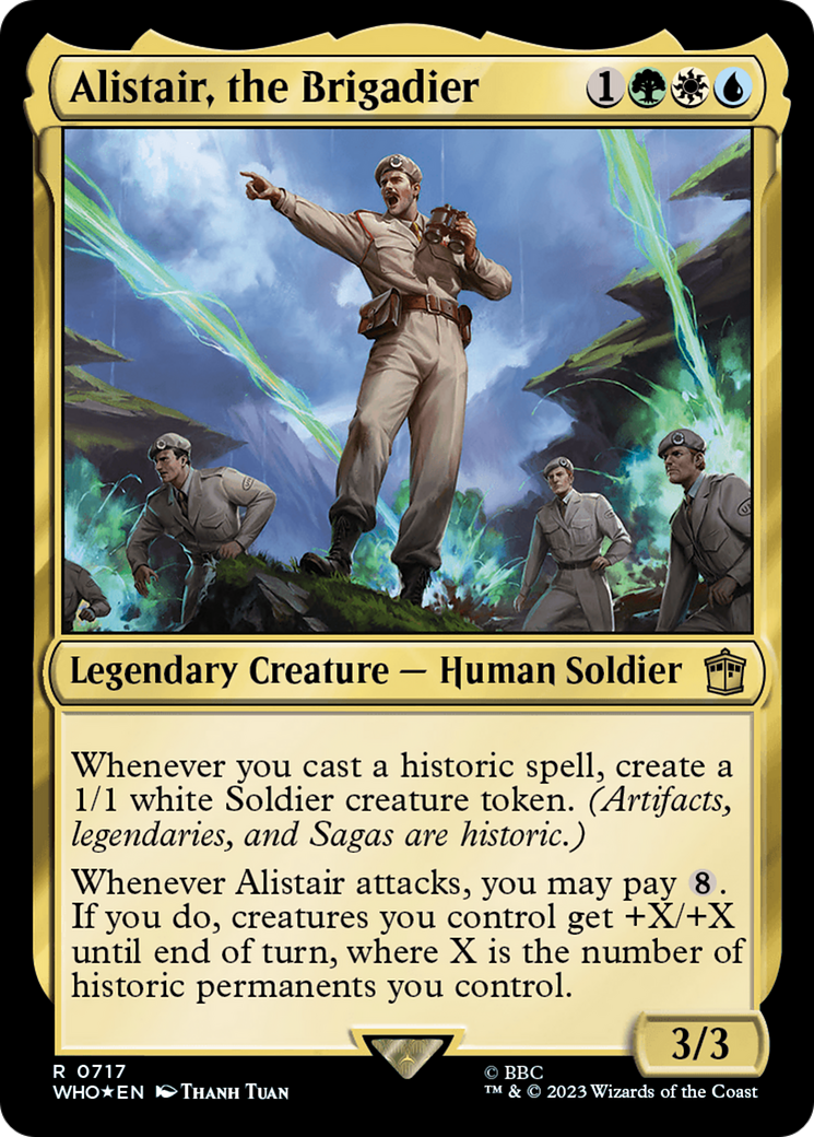 Alistair, the Brigadier (Surge Foil) [Doctor Who] | Odin's Place
