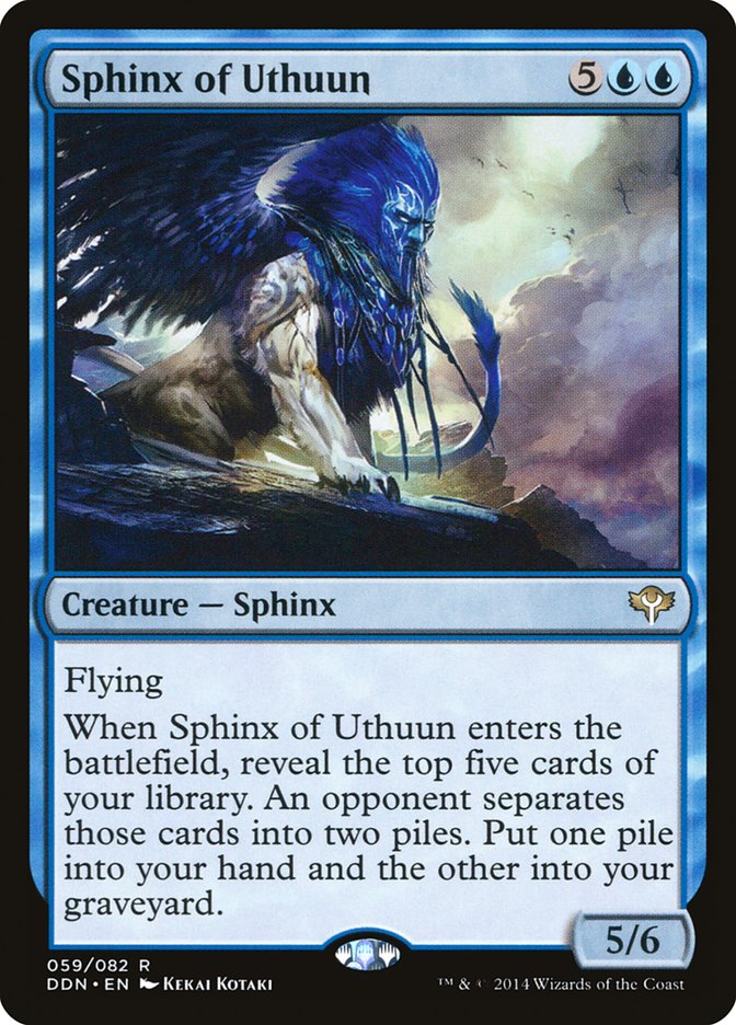 Sphinx of Uthuun [Duel Decks: Speed vs. Cunning] | Dragon's Lair Comics and Fantasy Houston TX