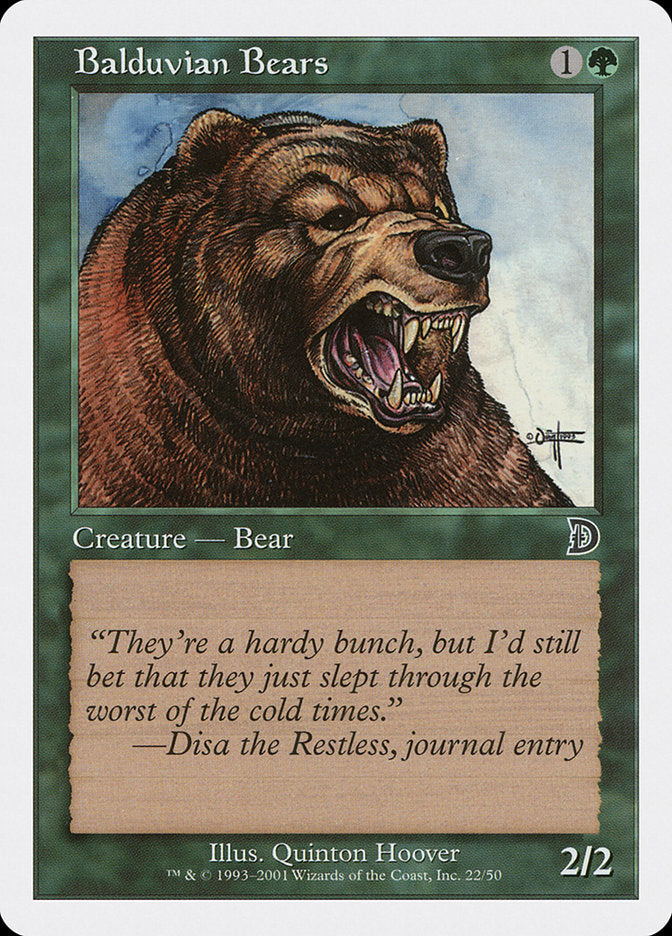 Balduvian Bears [Deckmasters] | Dragon's Lair Comics and Fantasy Houston TX