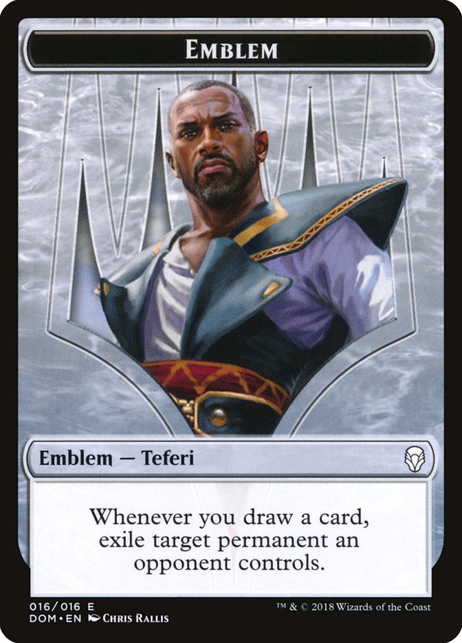 Teferi, Hero of Dominaria Emblem [Dominaria Tokens] | Dragon's Lair Comics and Fantasy Houston TX