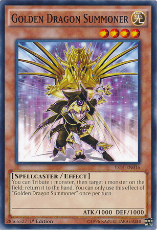 Golden Dragon Summoner [YS14-EN016] Common | Dragon's Lair Comics and Fantasy Houston TX