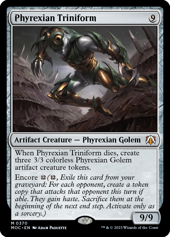 Phyrexian Triniform [March of the Machine Commander] | Dragon's Lair Comics and Fantasy Houston TX