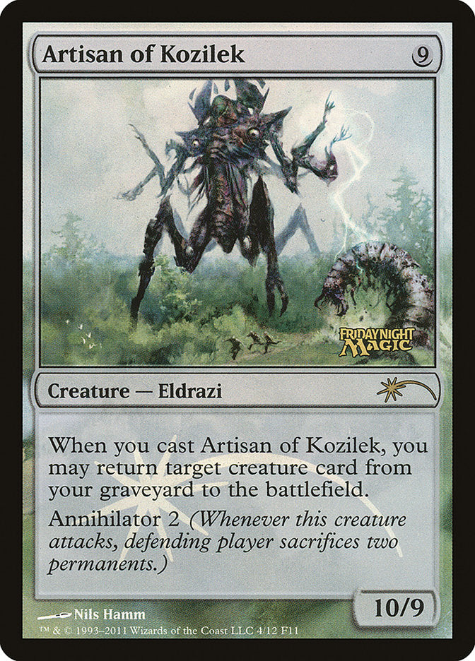 Artisan of Kozilek [Friday Night Magic 2011] | Dragon's Lair Comics and Fantasy Houston TX