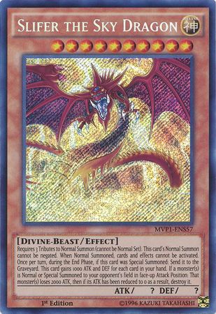 Slifer the Sky Dragon [MVP1-ENS57] Secret Rare | Dragon's Lair Comics and Fantasy Houston TX