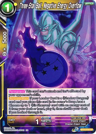 Three-Star Ball, Negative Energy Overflow (BT11-115) [Vermilion Bloodline] | Dragon's Lair Comics and Fantasy Houston TX