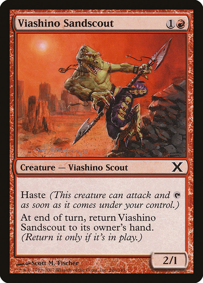 Viashino Sandscout [Tenth Edition] | Dragon's Lair Comics and Fantasy Houston TX