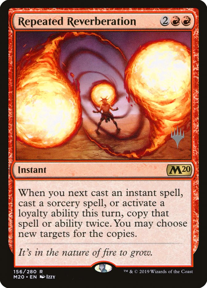 Repeated Reverberation (Promo Pack) [Core Set 2020 Promos] | Dragon's Lair Comics and Fantasy Houston TX