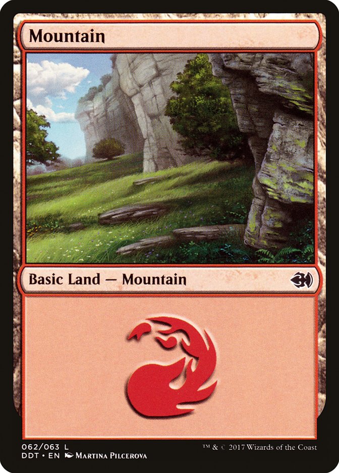 Mountain (62) [Duel Decks: Merfolk vs. Goblins] | Dragon's Lair Comics and Fantasy Houston TX
