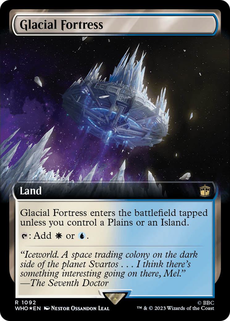 Glacial Fortress (Extended Art) (Surge Foil) [Doctor Who] | Dragon's Lair Comics and Fantasy Houston TX