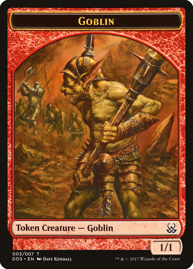 Goblin Token [Duel Decks: Mind vs. Might Tokens] | Dragon's Lair Comics and Fantasy Houston TX