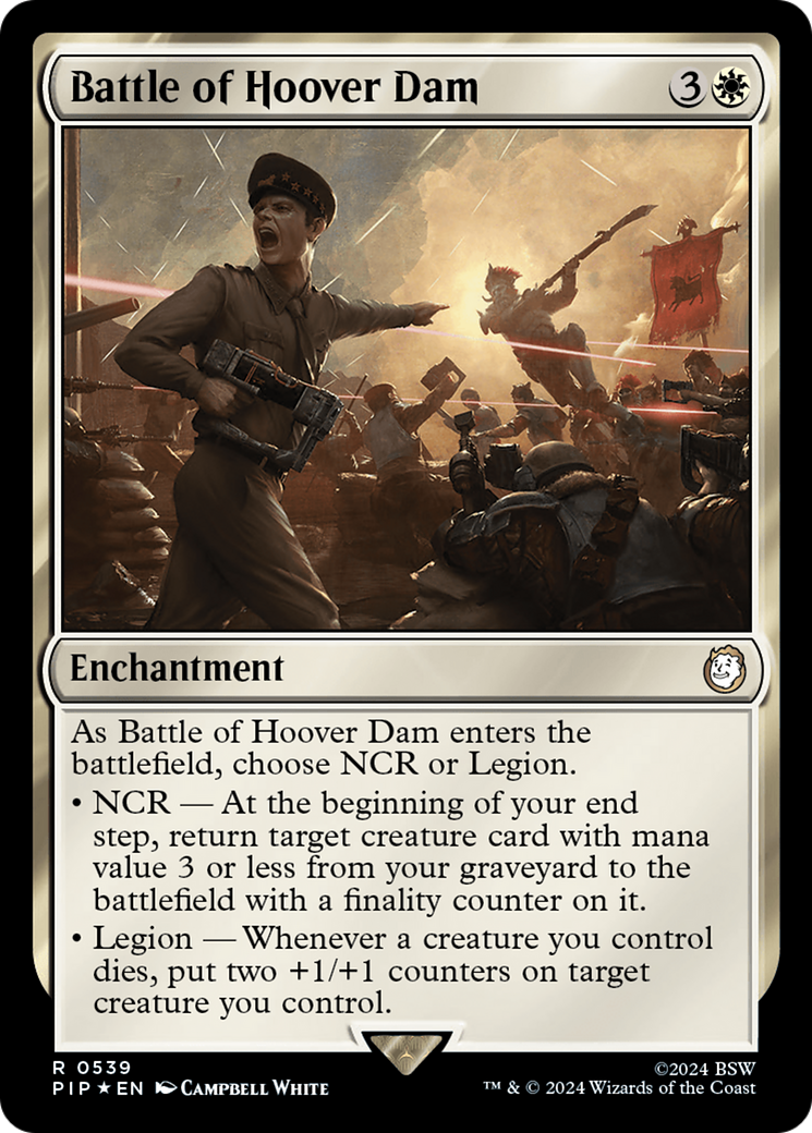 Battle of Hoover Dam (Surge Foil) [Fallout] | Dragon's Lair Comics and Fantasy Houston TX