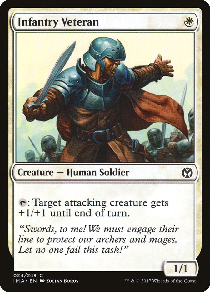 Infantry Veteran [Iconic Masters] | Dragon's Lair Comics and Fantasy Houston TX