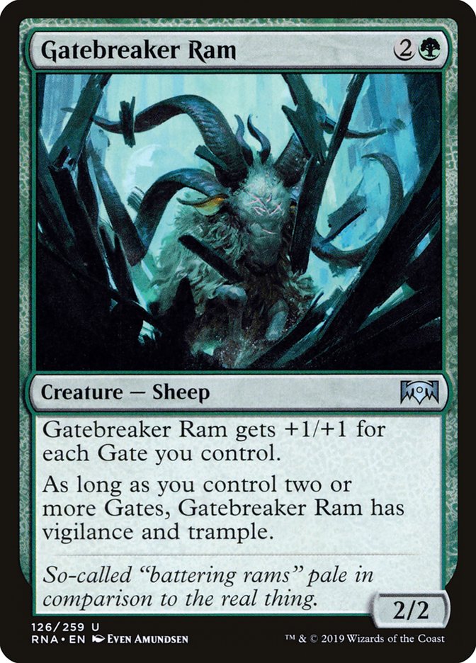 Gatebreaker Ram [Ravnica Allegiance] | Dragon's Lair Comics and Fantasy Houston TX