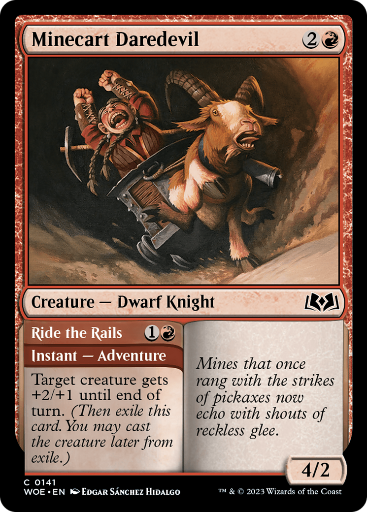 Minecart Daredevil // Ride the Rails [Wilds of Eldraine] | Dragon's Lair Comics and Fantasy Houston TX