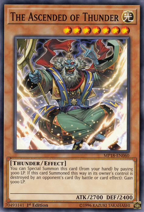 The Ascended of Thunder [MP18-EN060] Short Print | Dragon's Lair Comics and Fantasy Houston TX