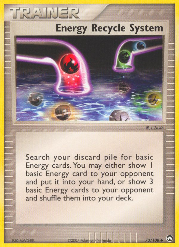 Energy Recycle System (73/108) [EX: Power Keepers] | Dragon's Lair Comics and Fantasy Houston TX