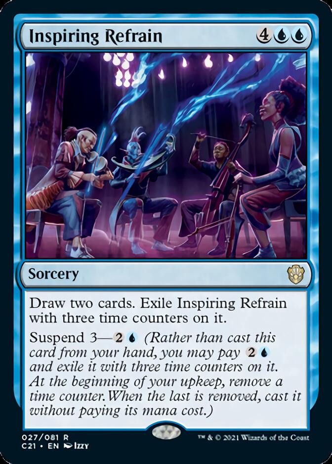 Inspiring Refrain [Commander 2021] | Dragon's Lair Comics and Fantasy Houston TX