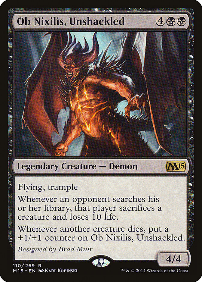Ob Nixilis, Unshackled [Magic 2015] | Dragon's Lair Comics and Fantasy Houston TX