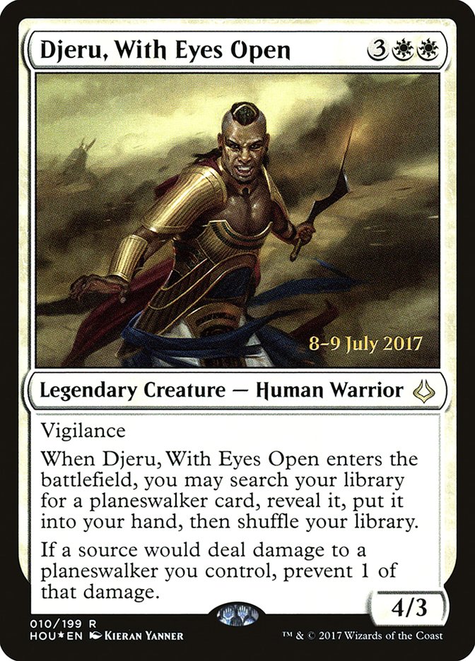 Djeru, With Eyes Open [Hour of Devastation Prerelease Promos] | Dragon's Lair Comics and Fantasy Houston TX