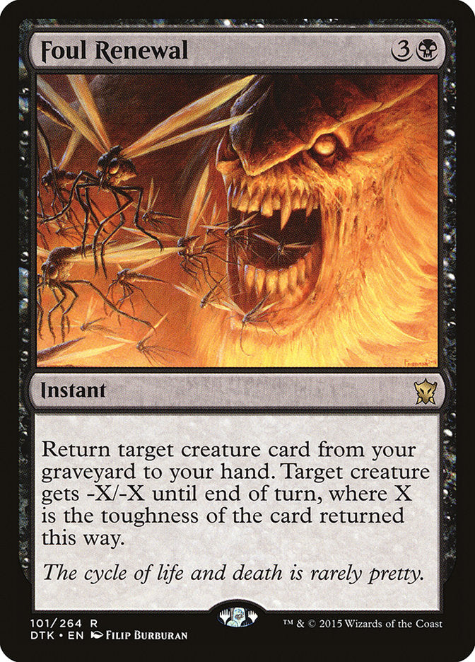 Foul Renewal [Dragons of Tarkir] | Dragon's Lair Comics and Fantasy Houston TX