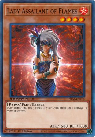 Lady Assailant of Flames [SS05-ENB15] Common | Dragon's Lair Comics and Fantasy Houston TX