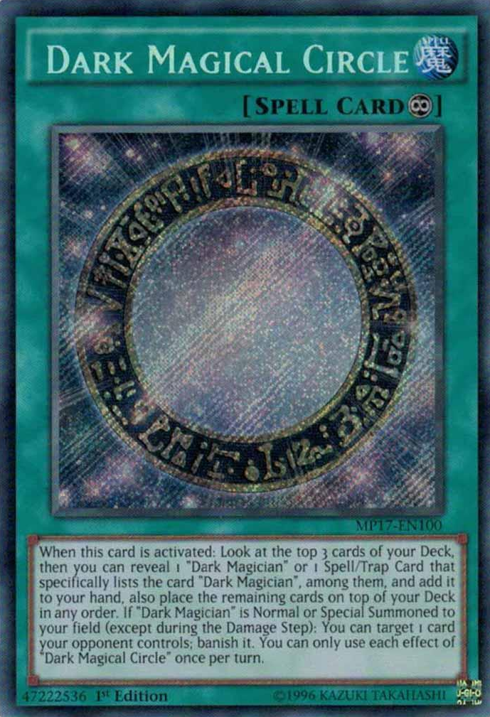 Dark Magical Circle [MP17-EN100] Secret Rare | Dragon's Lair Comics and Fantasy Houston TX