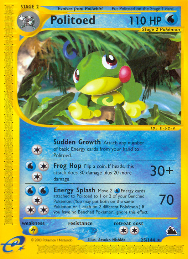 Politoed (25/144) [Skyridge] | Dragon's Lair Comics and Fantasy Houston TX