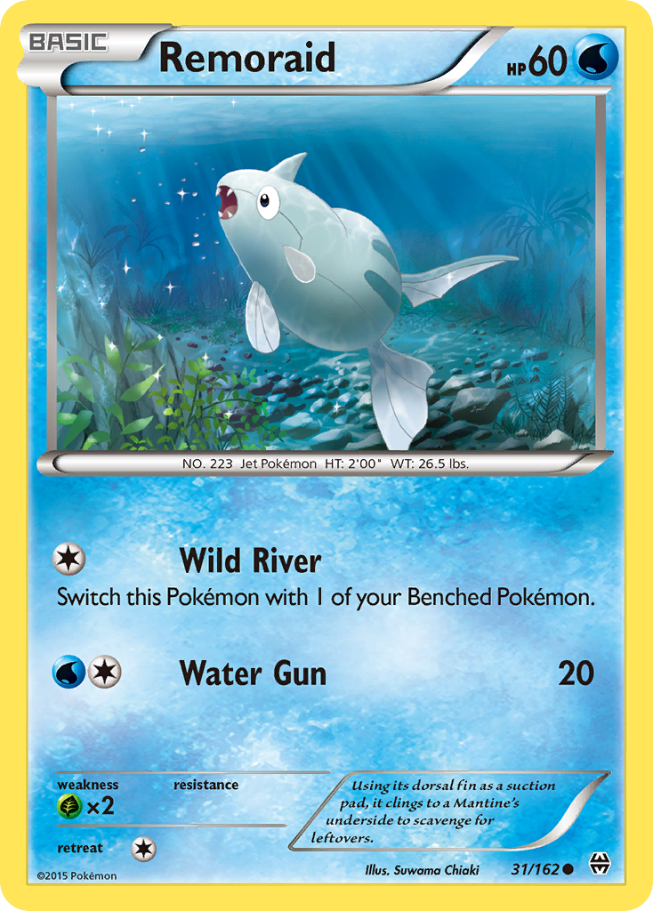 Remoraid (31/162) [XY: BREAKthrough] | Dragon's Lair Comics and Fantasy Houston TX